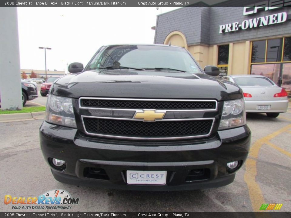 2008 Chevrolet Tahoe LT 4x4 Black / Light Titanium/Dark Titanium Photo #6