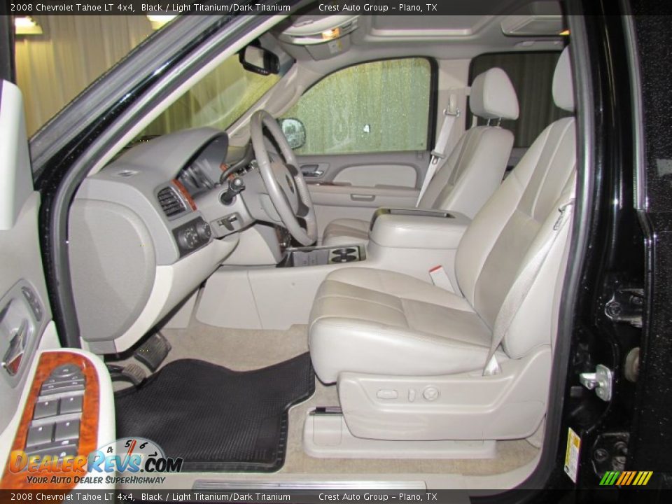 2008 Chevrolet Tahoe LT 4x4 Black / Light Titanium/Dark Titanium Photo #8