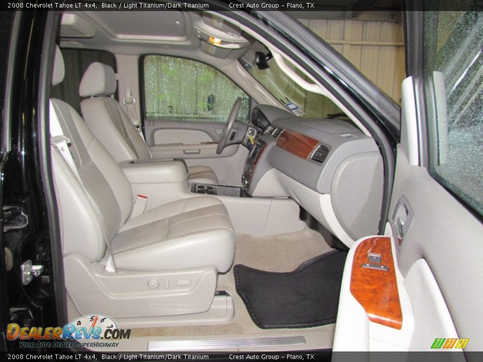 2008 Chevrolet Tahoe LT 4x4 Black / Light Titanium/Dark Titanium Photo #9