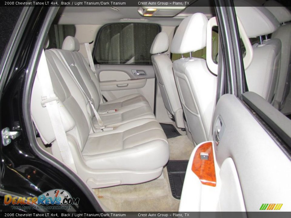 2008 Chevrolet Tahoe LT 4x4 Black / Light Titanium/Dark Titanium Photo #10