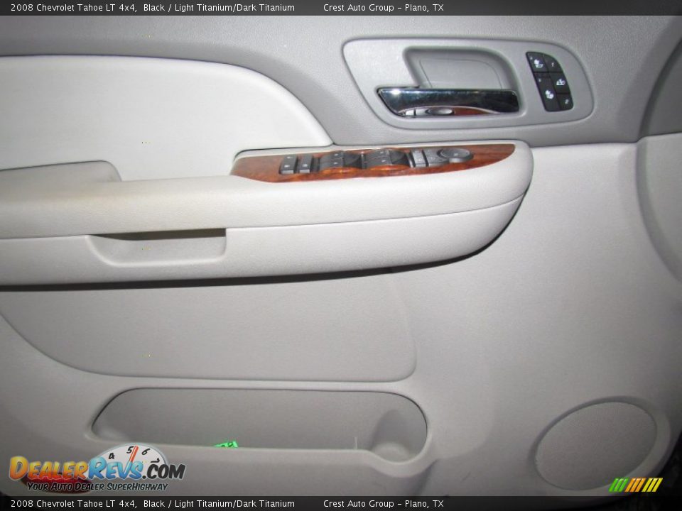 2008 Chevrolet Tahoe LT 4x4 Black / Light Titanium/Dark Titanium Photo #12