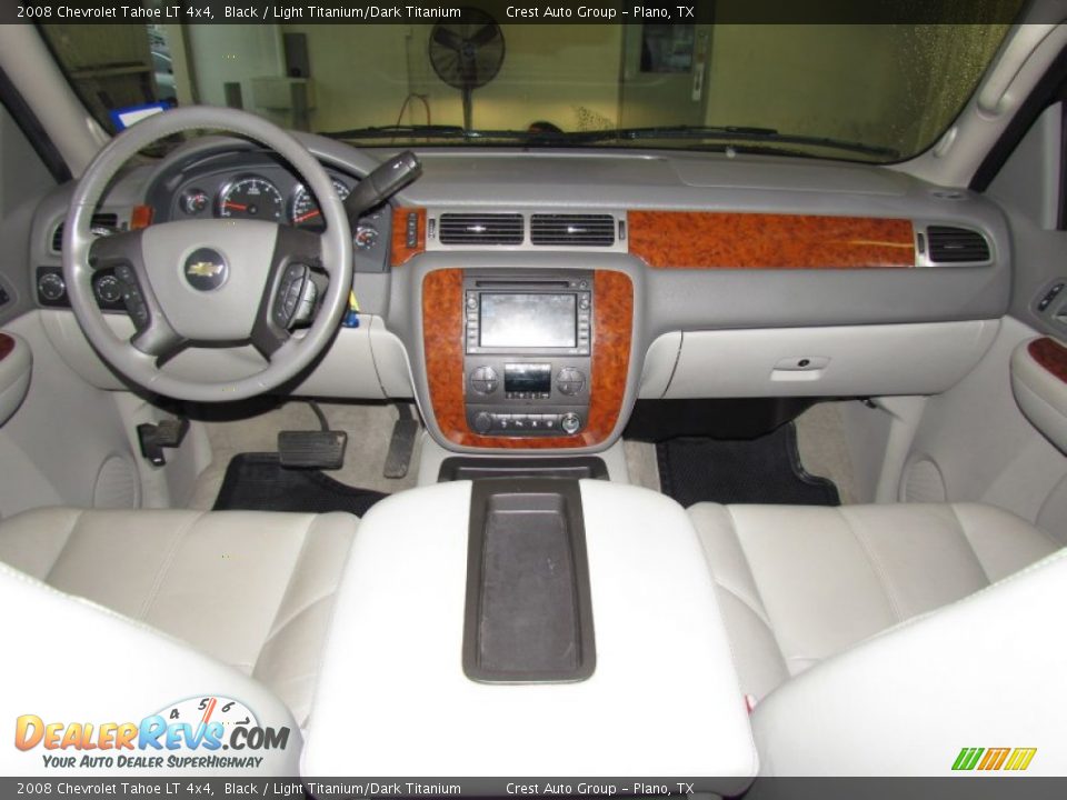 2008 Chevrolet Tahoe LT 4x4 Black / Light Titanium/Dark Titanium Photo #13