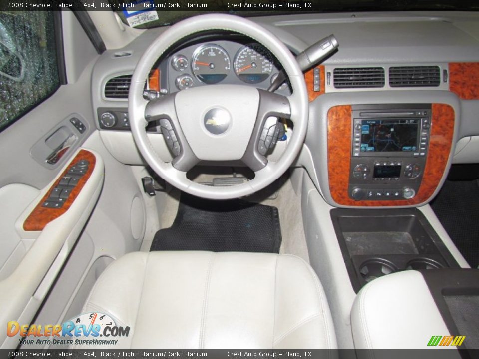 2008 Chevrolet Tahoe LT 4x4 Black / Light Titanium/Dark Titanium Photo #14