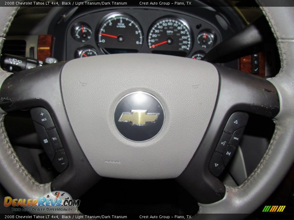 2008 Chevrolet Tahoe LT 4x4 Black / Light Titanium/Dark Titanium Photo #15