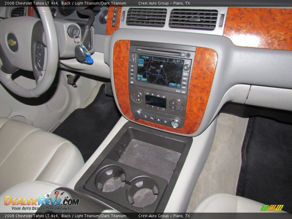 2008 Chevrolet Tahoe LT 4x4 Black / Light Titanium/Dark Titanium Photo #16