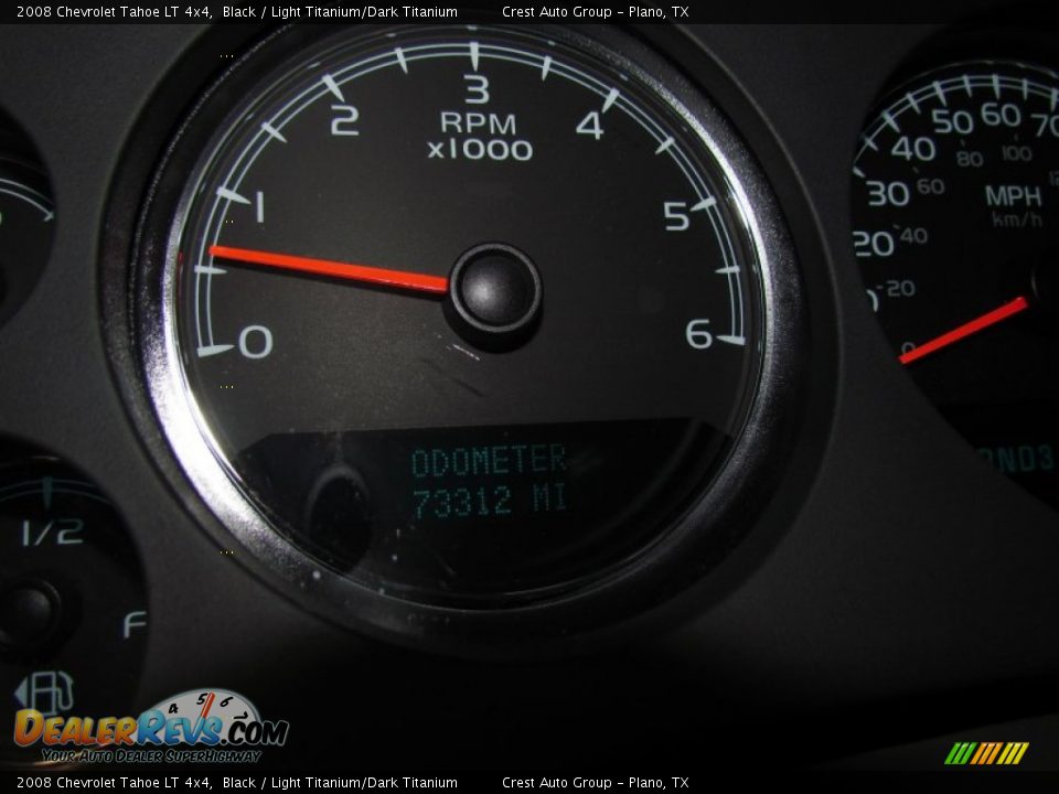 2008 Chevrolet Tahoe LT 4x4 Black / Light Titanium/Dark Titanium Photo #20