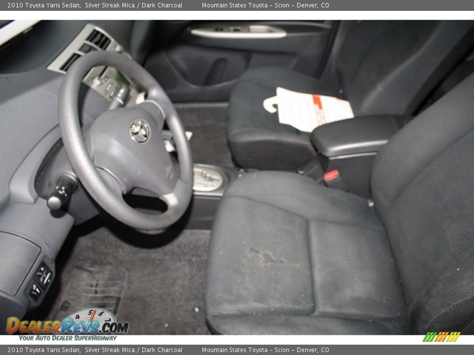 2010 Toyota Yaris Sedan Silver Streak Mica / Dark Charcoal Photo #4
