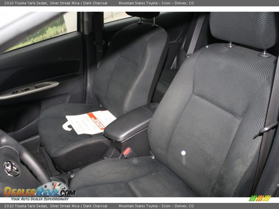 2010 Toyota Yaris Sedan Silver Streak Mica / Dark Charcoal Photo #7