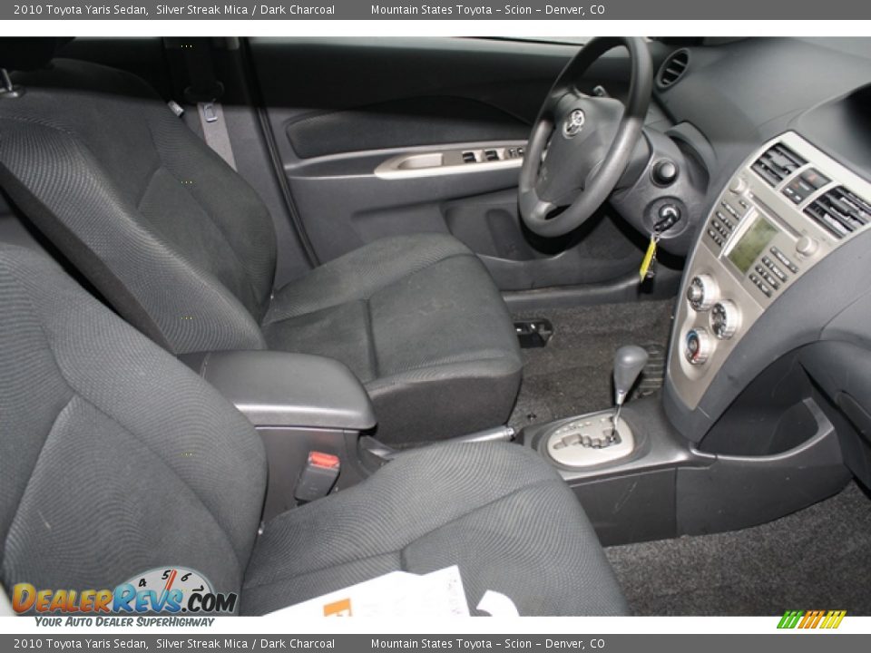 2010 Toyota Yaris Sedan Silver Streak Mica / Dark Charcoal Photo #8