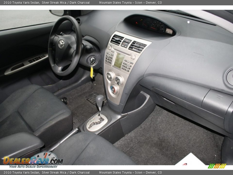 2010 Toyota Yaris Sedan Silver Streak Mica / Dark Charcoal Photo #9