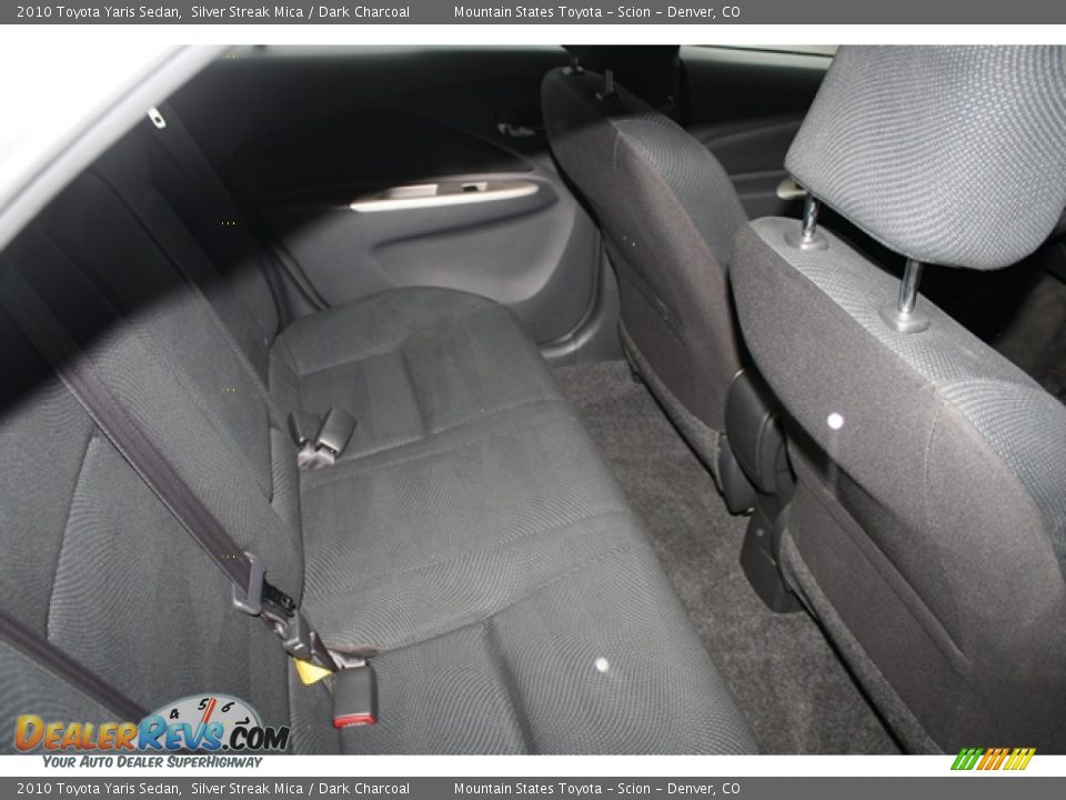 2010 Toyota Yaris Sedan Silver Streak Mica / Dark Charcoal Photo #11