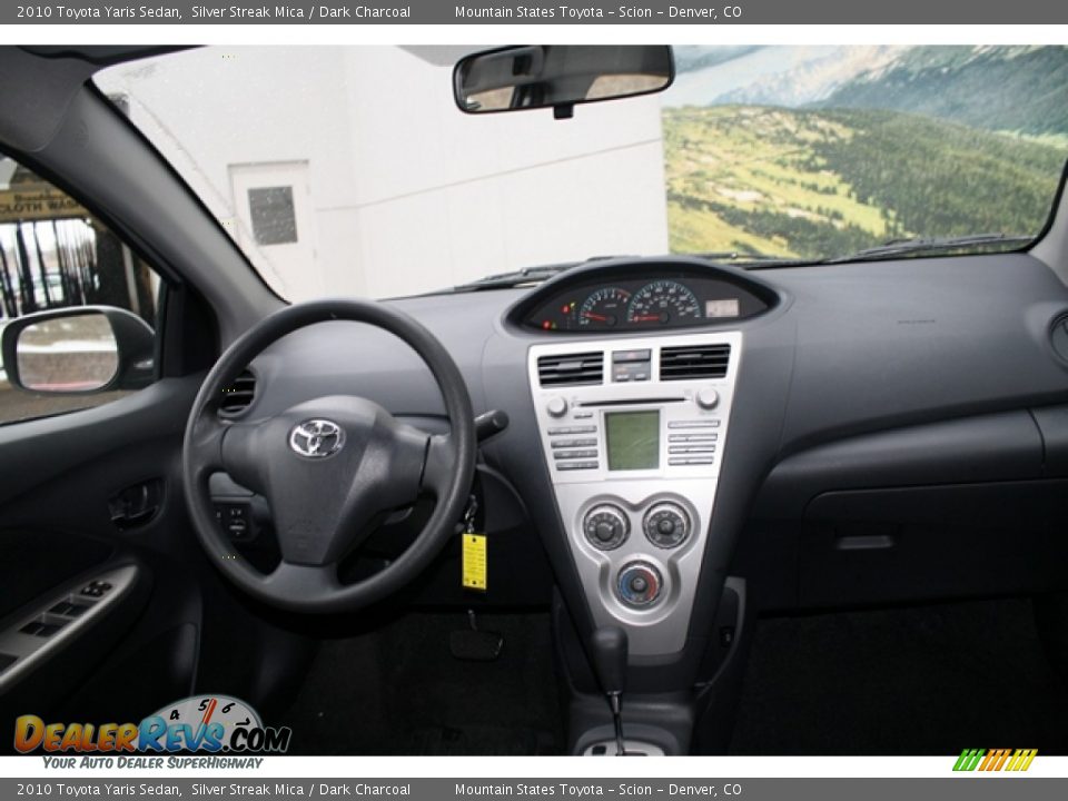 2010 Toyota Yaris Sedan Silver Streak Mica / Dark Charcoal Photo #13