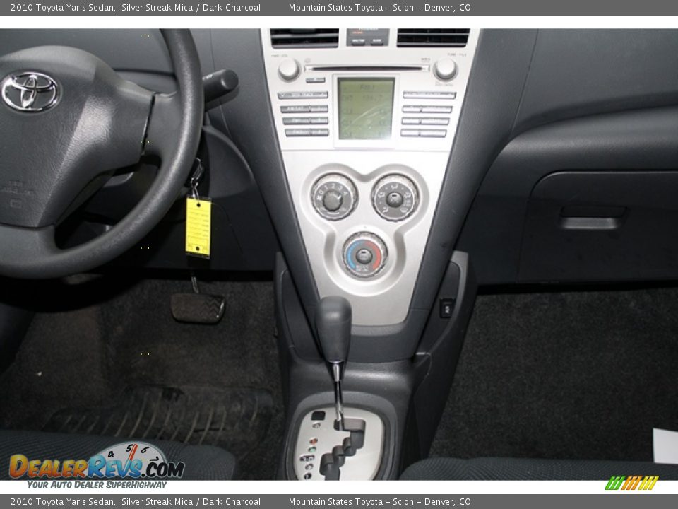 2010 Toyota Yaris Sedan Silver Streak Mica / Dark Charcoal Photo #16