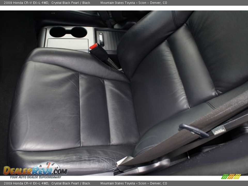 2009 Honda CR-V EX-L 4WD Crystal Black Pearl / Black Photo #11