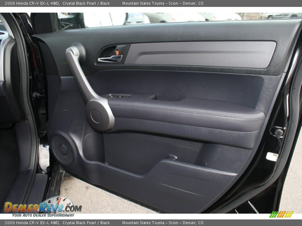 2009 Honda CR-V EX-L 4WD Crystal Black Pearl / Black Photo #15
