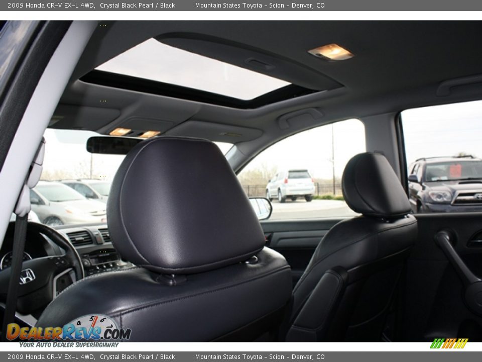 2009 Honda CR-V EX-L 4WD Crystal Black Pearl / Black Photo #24