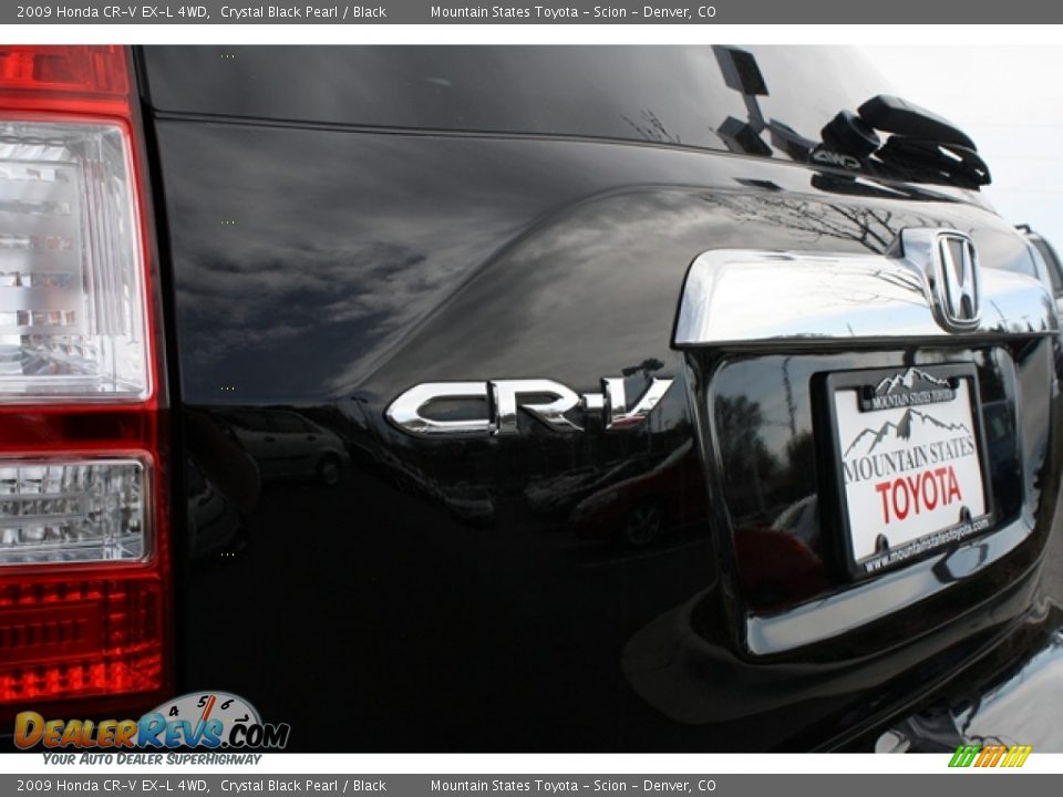 2009 Honda CR-V EX-L 4WD Crystal Black Pearl / Black Photo #26