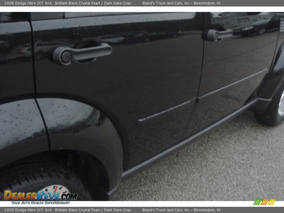 2008 Dodge Nitro SXT 4x4 Brilliant Black Crystal Pearl / Dark Slate Gray Photo #6