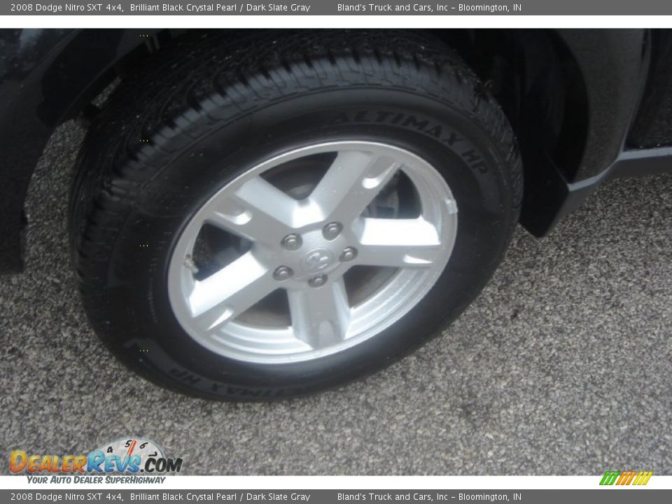 2008 Dodge Nitro SXT 4x4 Brilliant Black Crystal Pearl / Dark Slate Gray Photo #7