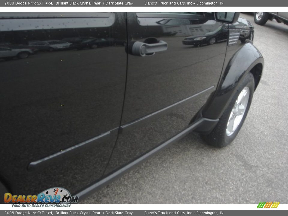 2008 Dodge Nitro SXT 4x4 Brilliant Black Crystal Pearl / Dark Slate Gray Photo #8