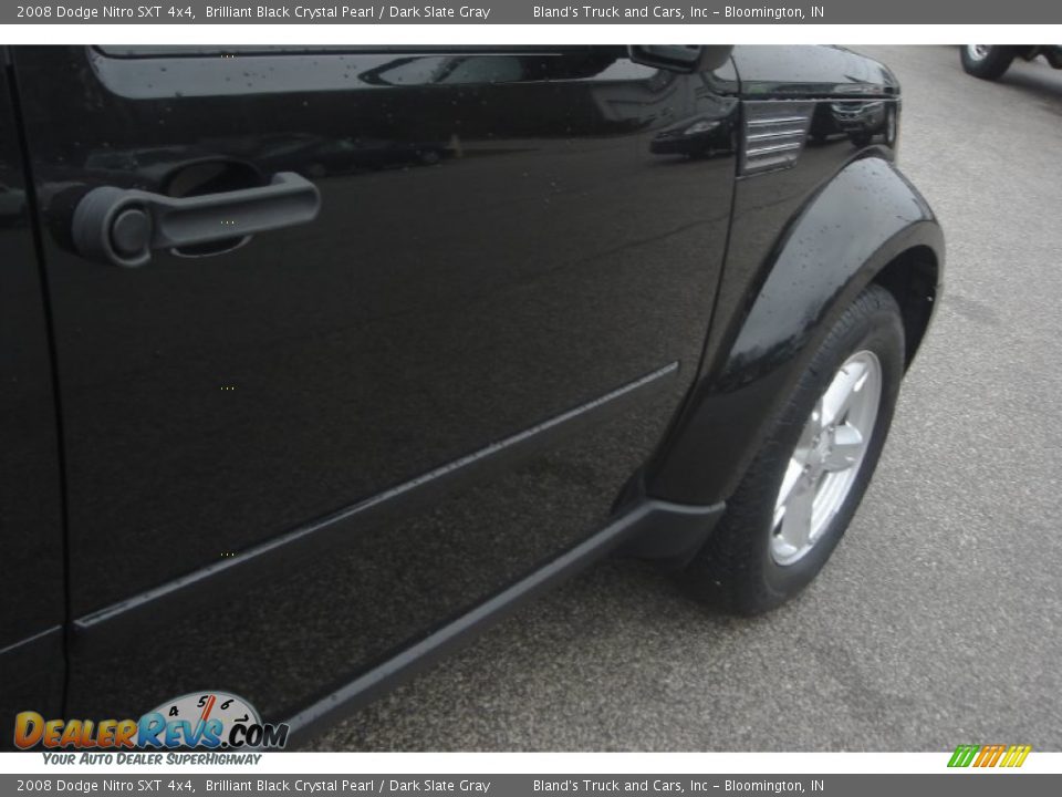 2008 Dodge Nitro SXT 4x4 Brilliant Black Crystal Pearl / Dark Slate Gray Photo #9