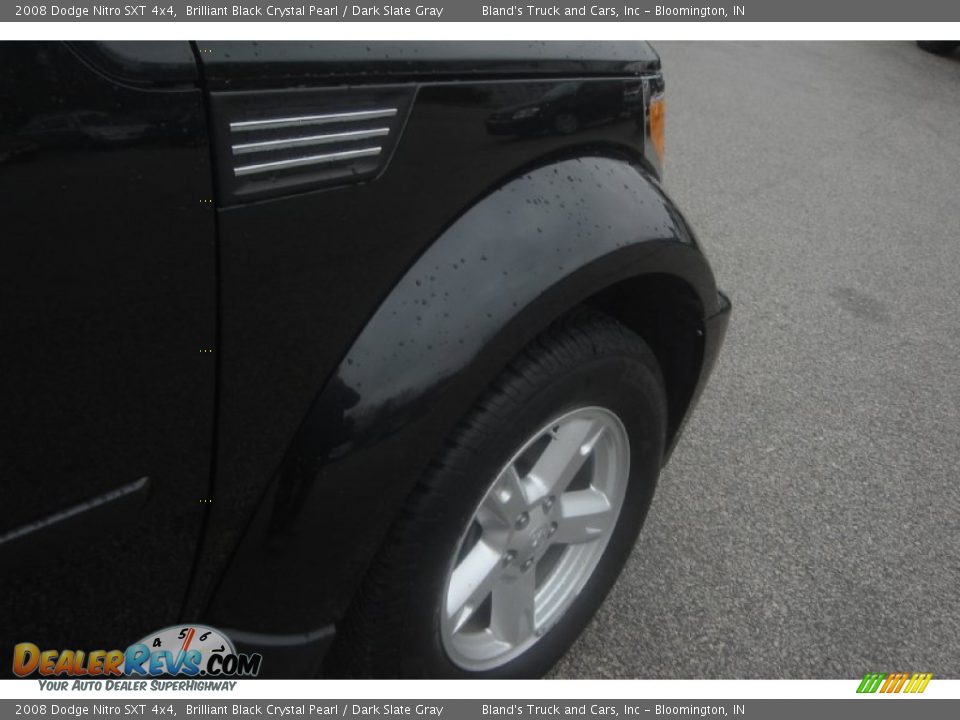 2008 Dodge Nitro SXT 4x4 Brilliant Black Crystal Pearl / Dark Slate Gray Photo #10