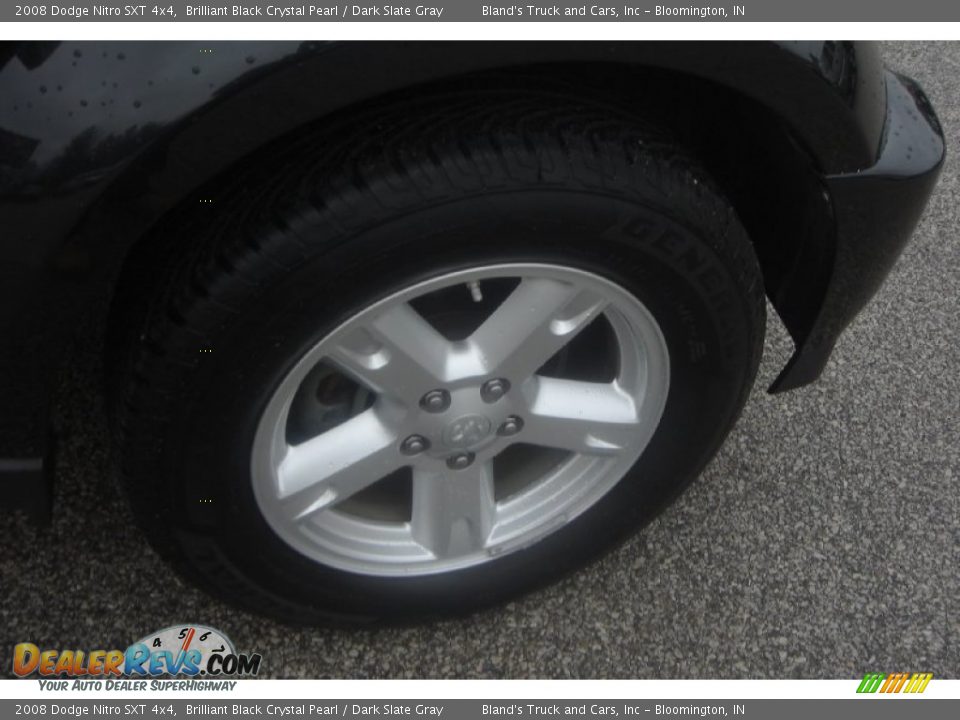2008 Dodge Nitro SXT 4x4 Brilliant Black Crystal Pearl / Dark Slate Gray Photo #11