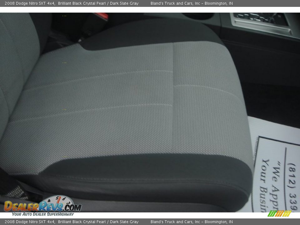 2008 Dodge Nitro SXT 4x4 Brilliant Black Crystal Pearl / Dark Slate Gray Photo #16