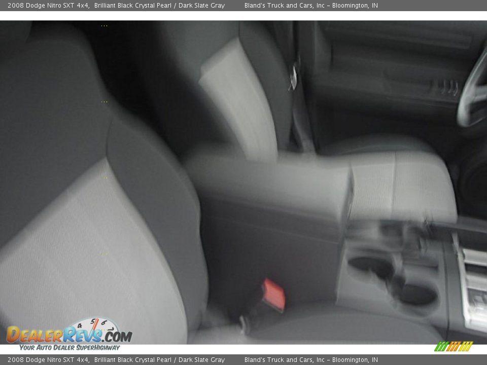 2008 Dodge Nitro SXT 4x4 Brilliant Black Crystal Pearl / Dark Slate Gray Photo #17