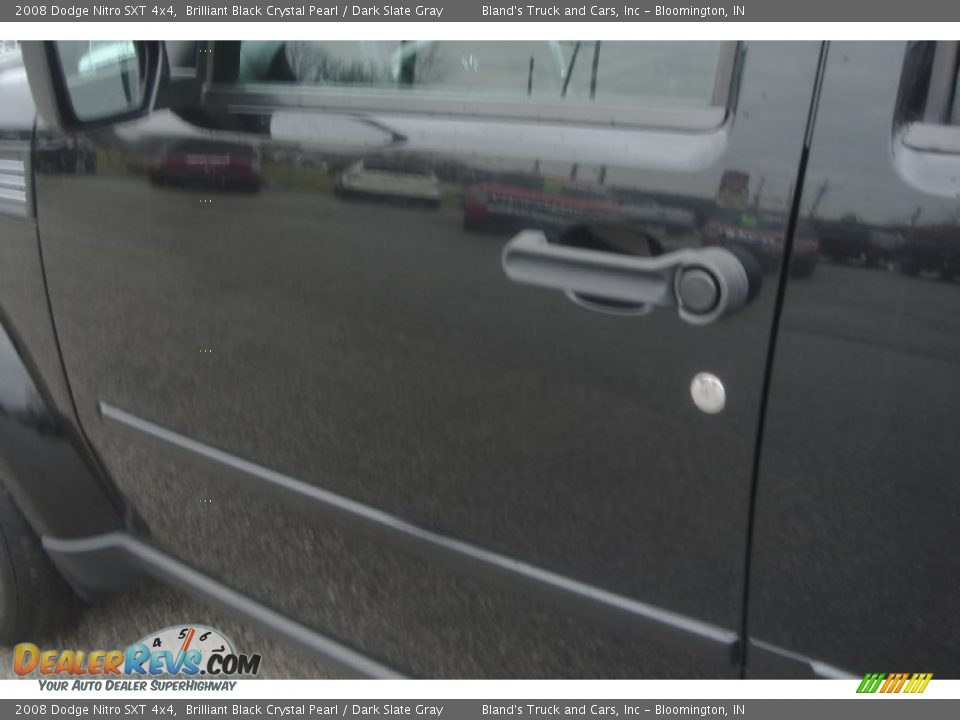 2008 Dodge Nitro SXT 4x4 Brilliant Black Crystal Pearl / Dark Slate Gray Photo #27