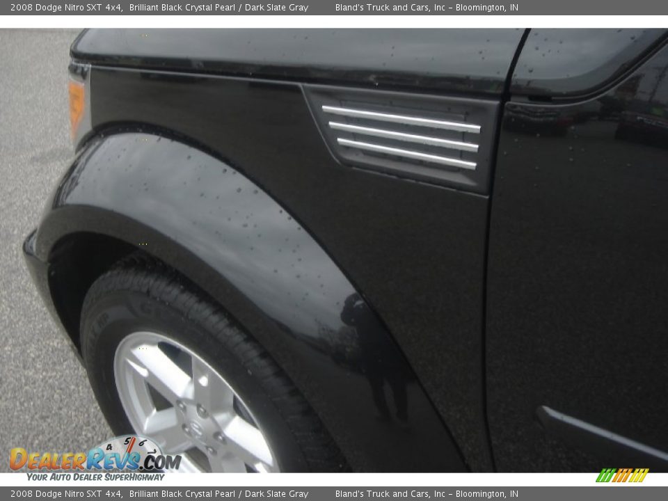2008 Dodge Nitro SXT 4x4 Brilliant Black Crystal Pearl / Dark Slate Gray Photo #28