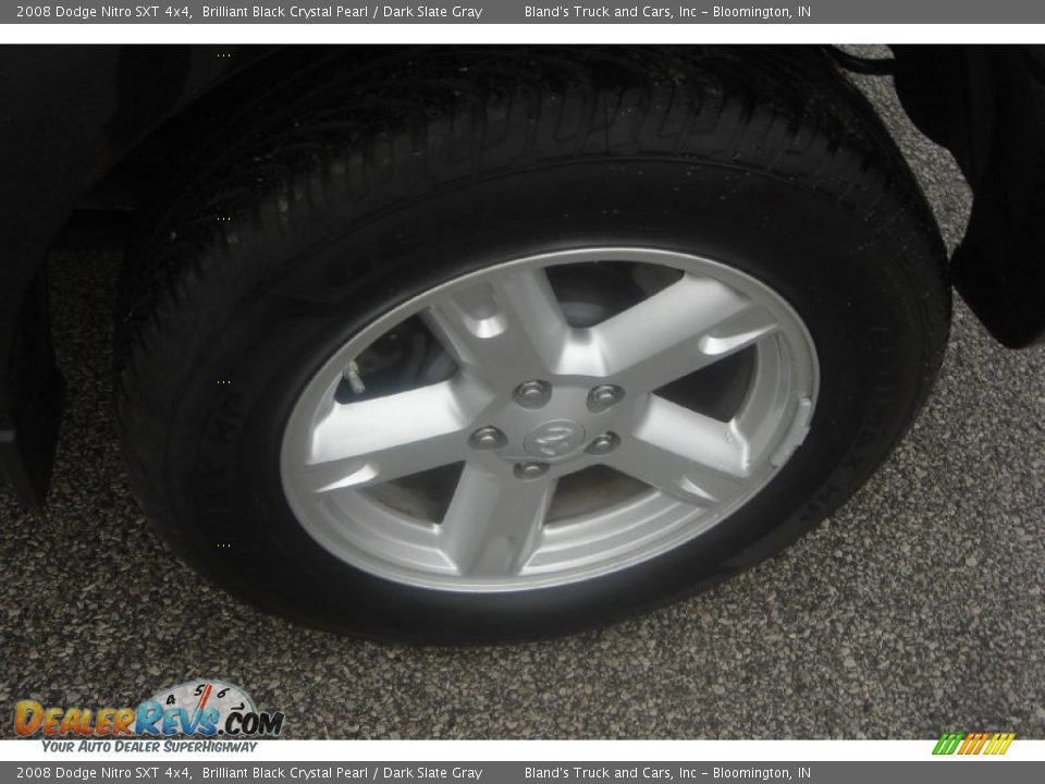 2008 Dodge Nitro SXT 4x4 Brilliant Black Crystal Pearl / Dark Slate Gray Photo #30