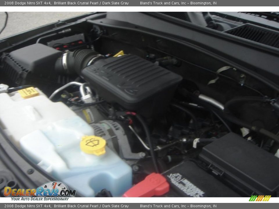 2008 Dodge Nitro SXT 4x4 Brilliant Black Crystal Pearl / Dark Slate Gray Photo #32