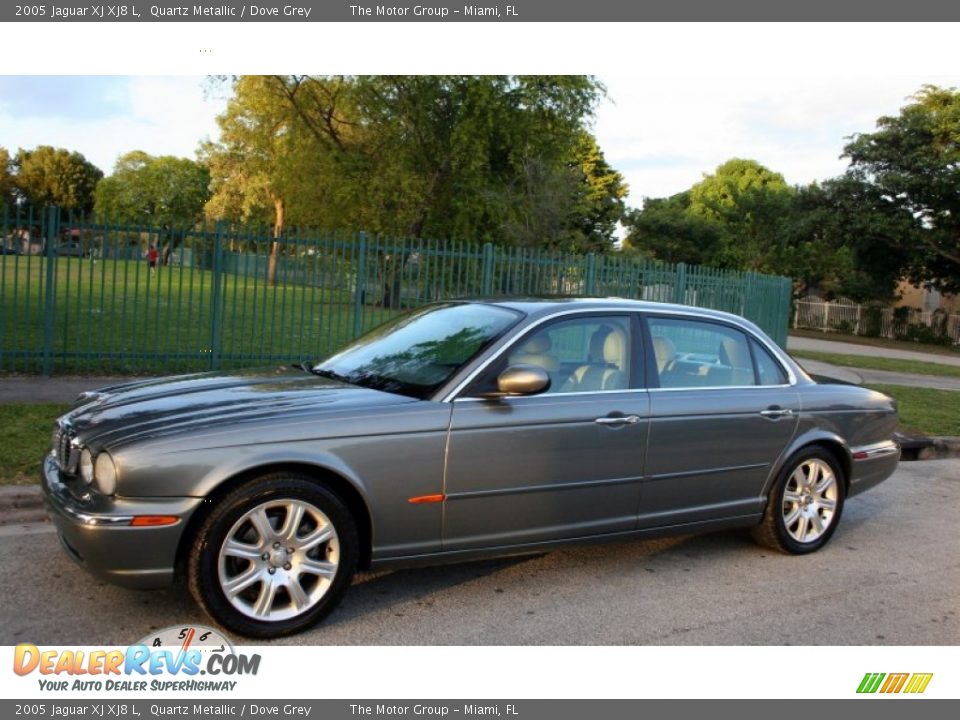 2005 Jaguar XJ XJ8 L Quartz Metallic / Dove Grey Photo #2
