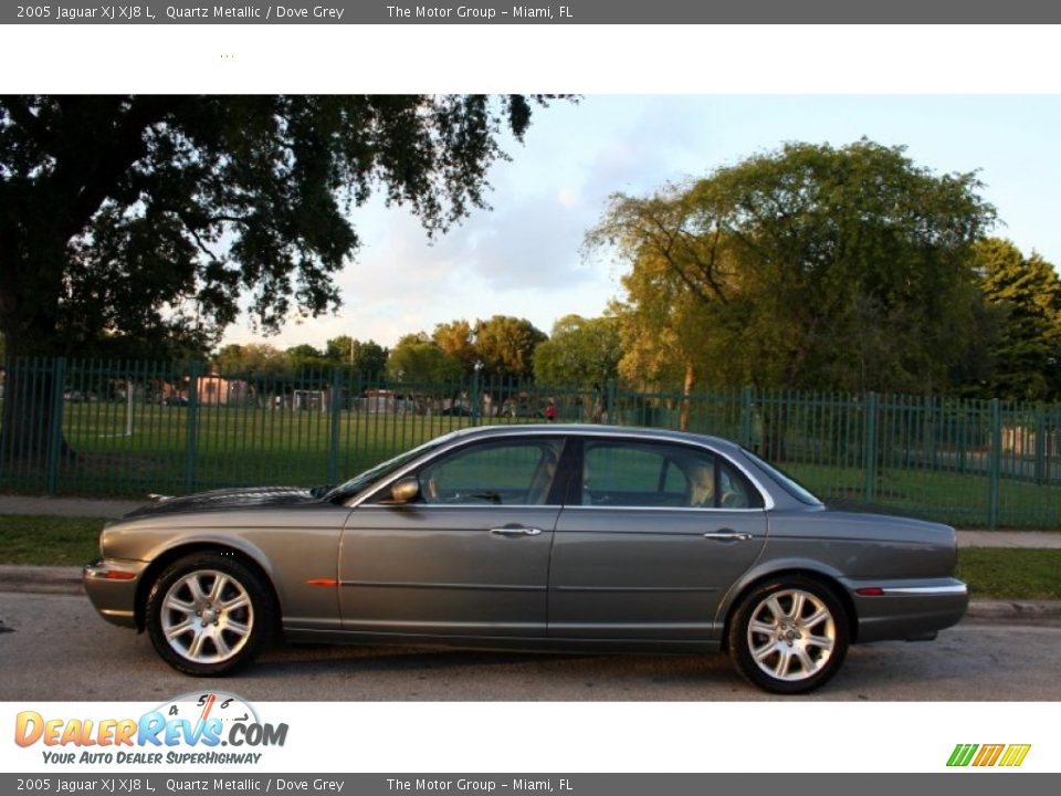2005 Jaguar XJ XJ8 L Quartz Metallic / Dove Grey Photo #3