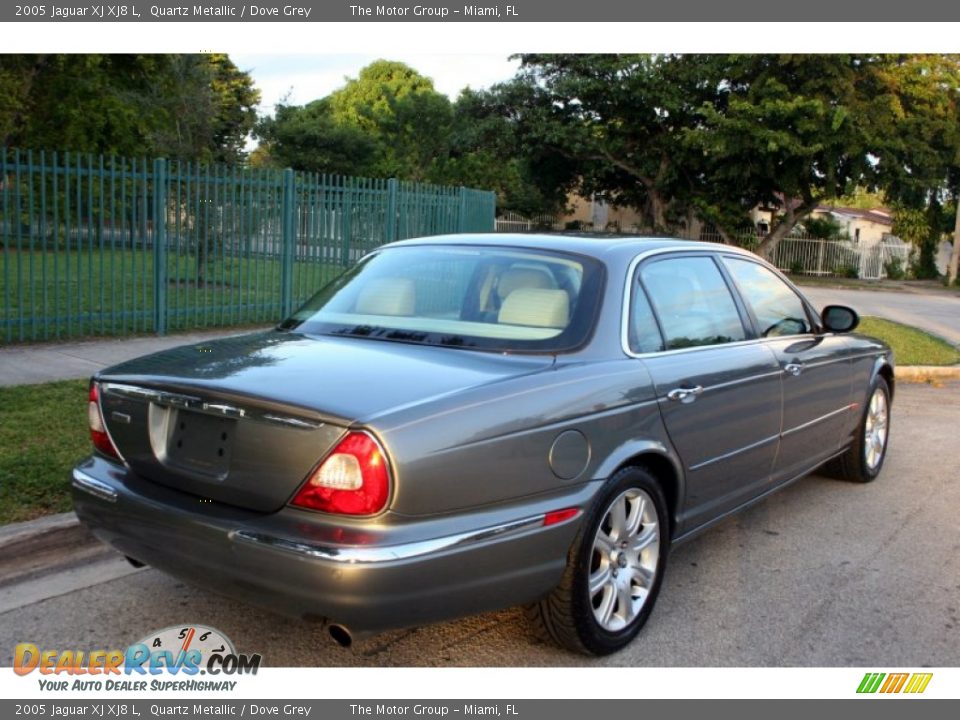 2005 Jaguar XJ XJ8 L Quartz Metallic / Dove Grey Photo #8