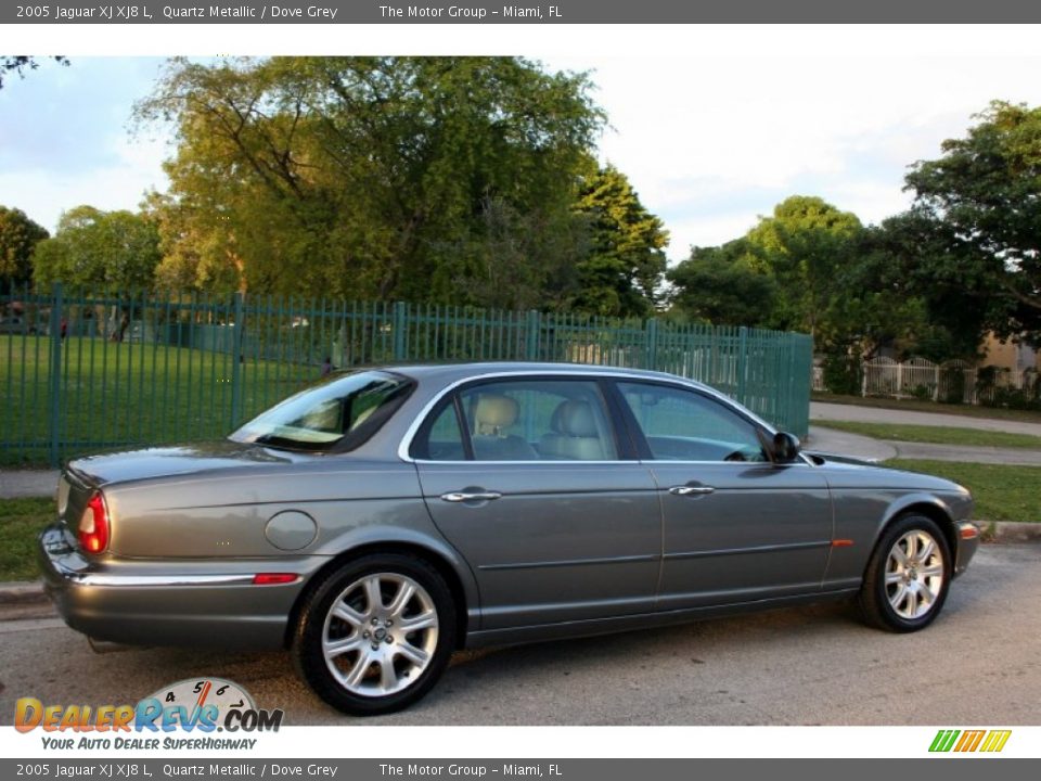 2005 Jaguar XJ XJ8 L Quartz Metallic / Dove Grey Photo #9