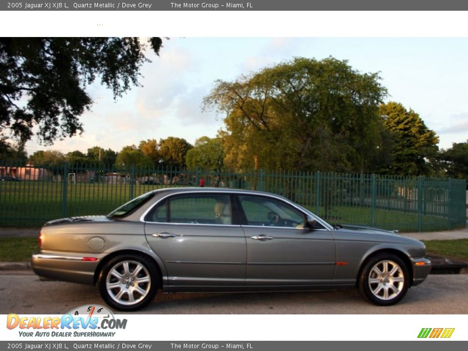 2005 Jaguar XJ XJ8 L Quartz Metallic / Dove Grey Photo #10
