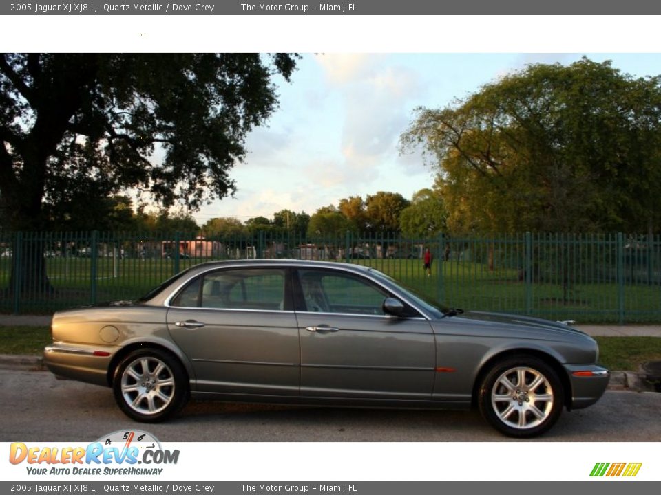 2005 Jaguar XJ XJ8 L Quartz Metallic / Dove Grey Photo #11
