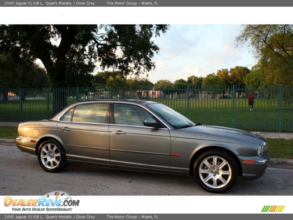 2005 Jaguar XJ XJ8 L Quartz Metallic / Dove Grey Photo #12