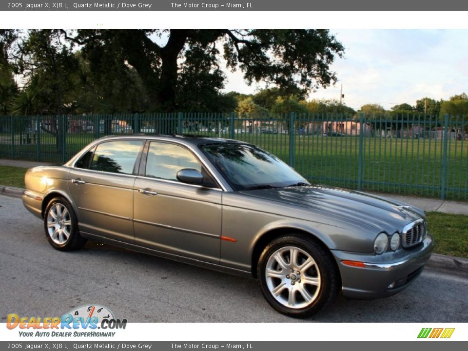 2005 Jaguar XJ XJ8 L Quartz Metallic / Dove Grey Photo #13