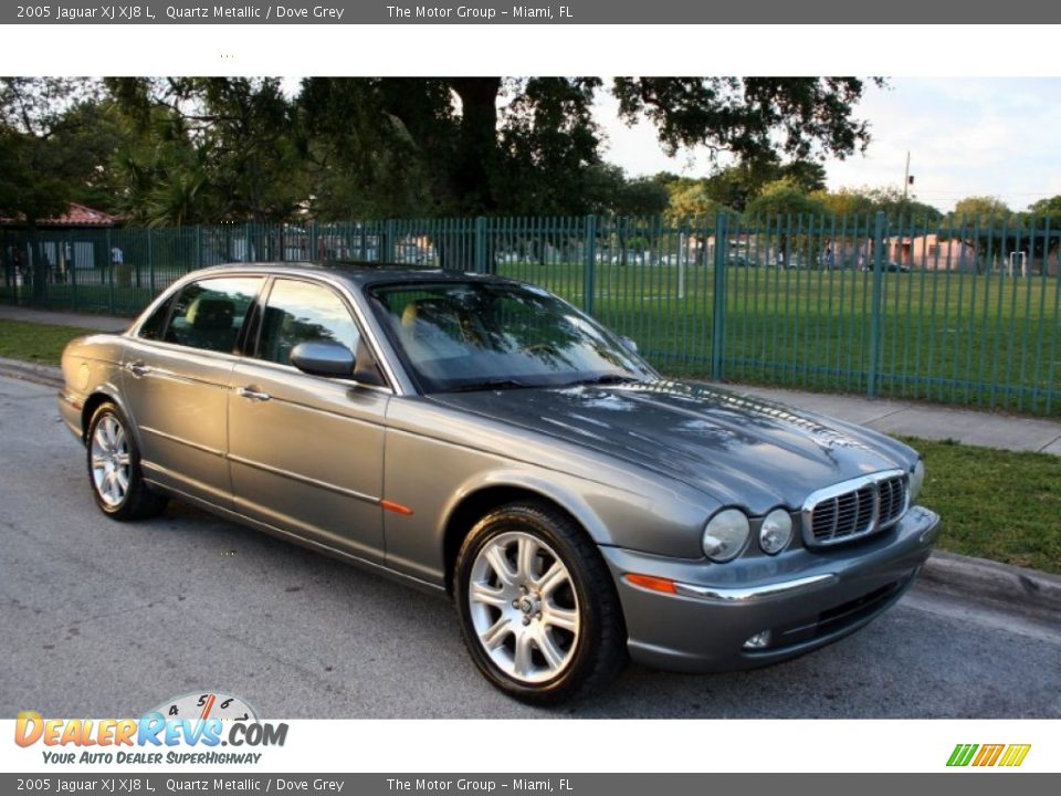 2005 Jaguar XJ XJ8 L Quartz Metallic / Dove Grey Photo #14