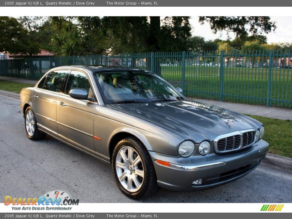 2005 Jaguar XJ XJ8 L Quartz Metallic / Dove Grey Photo #15