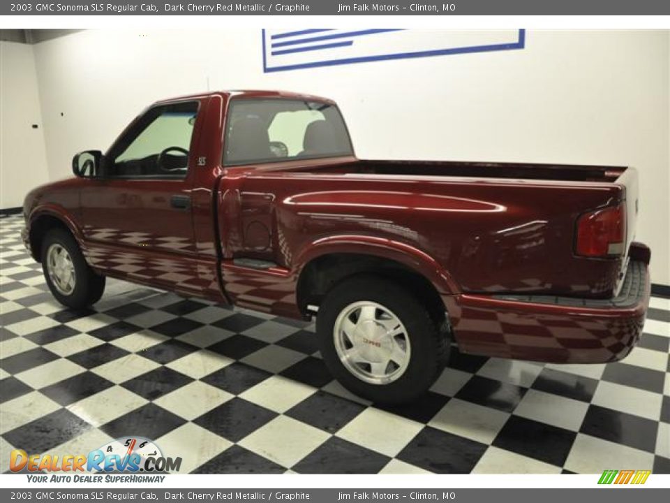 Dark Cherry Red Metallic 2003 GMC Sonoma SLS Regular Cab Photo #3
