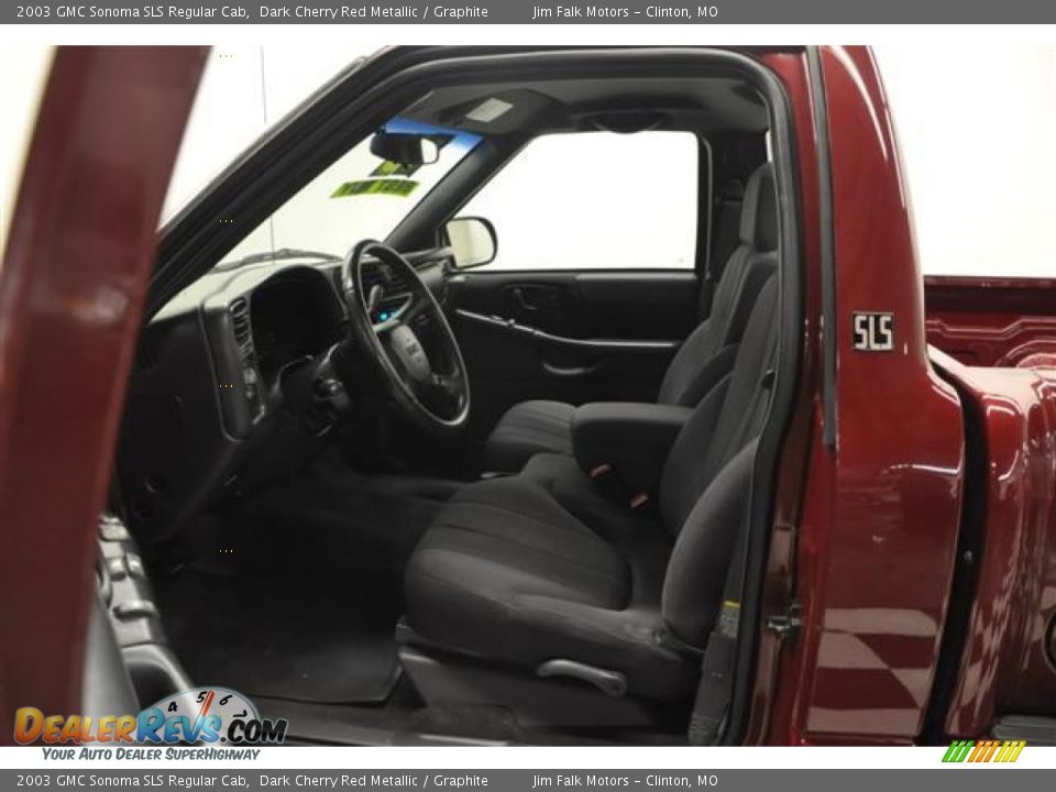 Graphite Interior - 2003 GMC Sonoma SLS Regular Cab Photo #7