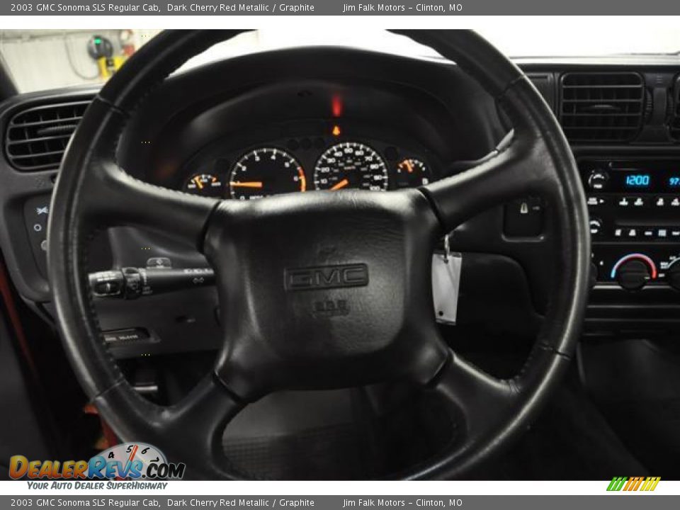 2003 GMC Sonoma SLS Regular Cab Steering Wheel Photo #11