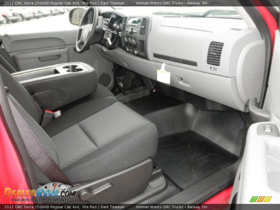 2012 GMC Sierra 2500HD Regular Cab 4x4 Fire Red / Dark Titanium Photo #11