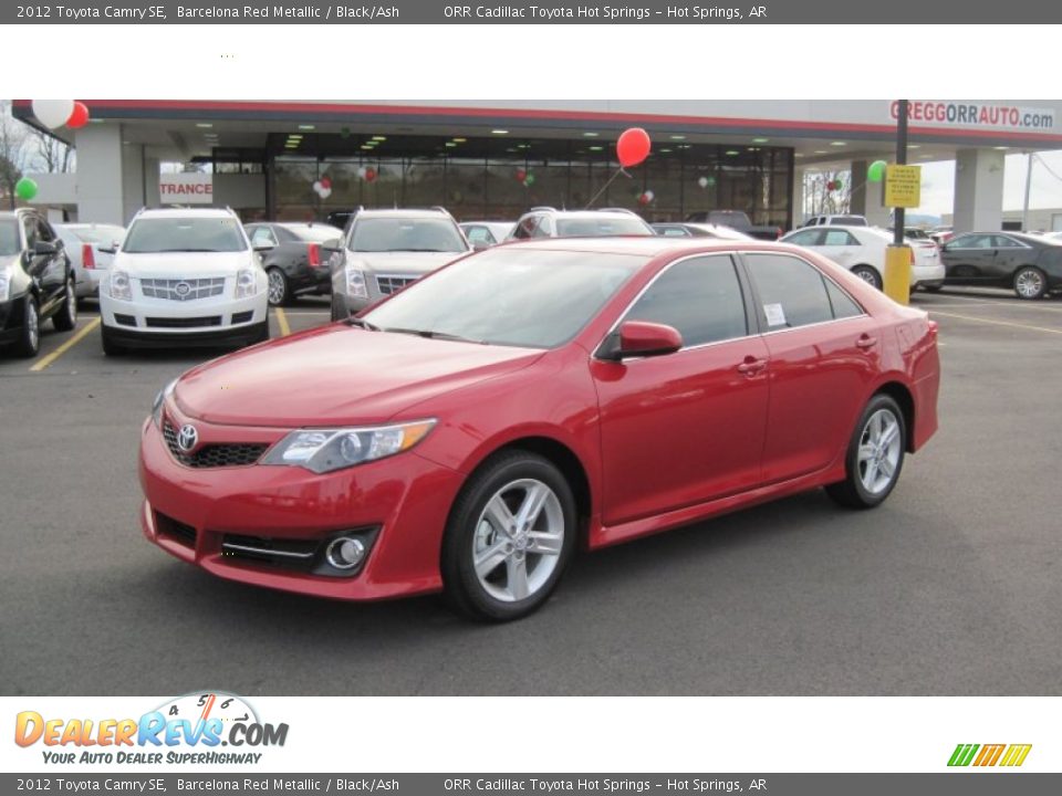 2012 Toyota Camry SE Barcelona Red Metallic / Black/Ash Photo #1