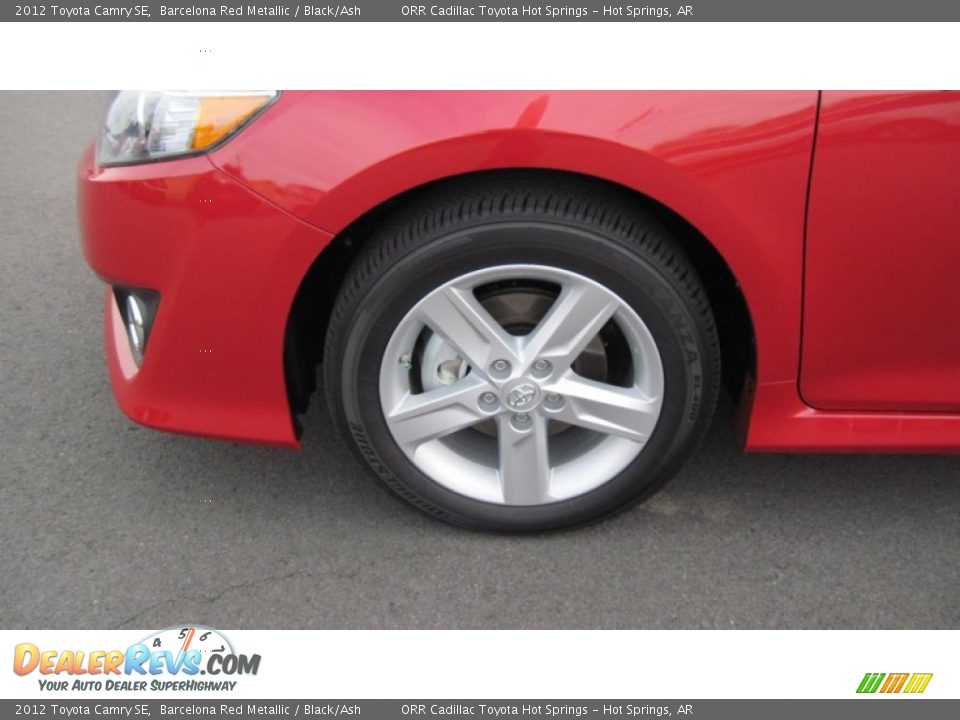 2012 Toyota Camry SE Barcelona Red Metallic / Black/Ash Photo #10