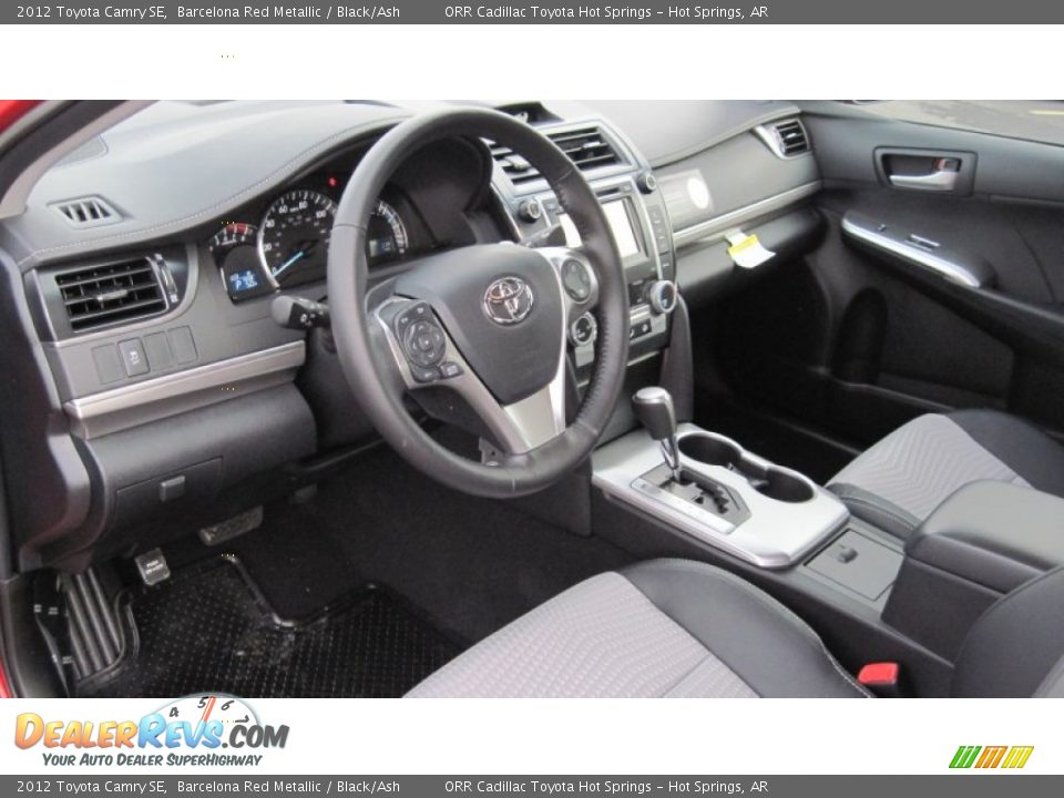 2012 Toyota Camry SE Barcelona Red Metallic / Black/Ash Photo #11